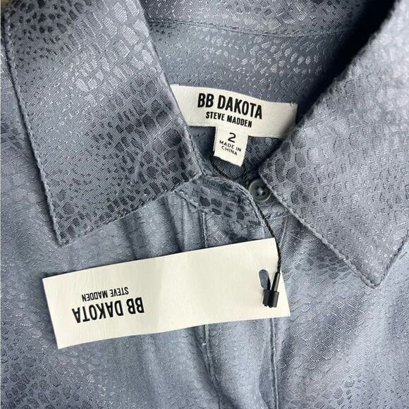 BB Dakota x Steve Madden long sleeve half button maxi size 2 - Picture 5 of 7